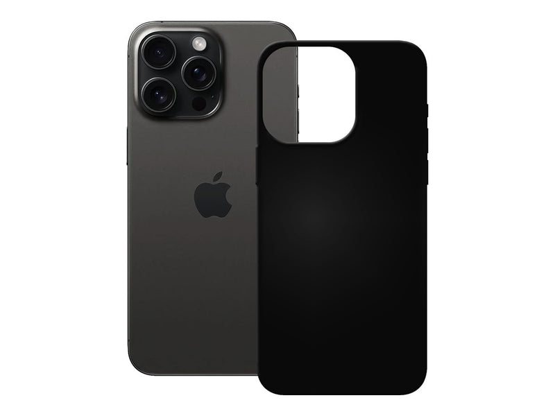 PEDEA TPU Schutzhülle – für iPhone 16 Pro Max, schwarz