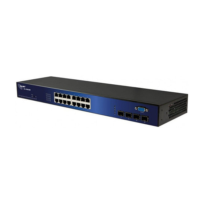 ALLNET 16-Port Gigabit Switch – Lüfterlos, Smart Managed