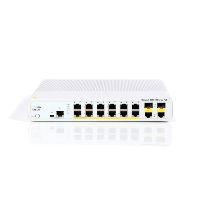 Cisco Catalyst 2960C Switch – 12 Ports, Power over Ethernet