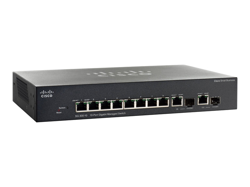 Cisco 10-Port Gigabit Switch – Für kleine Unternehmen, verwaltet