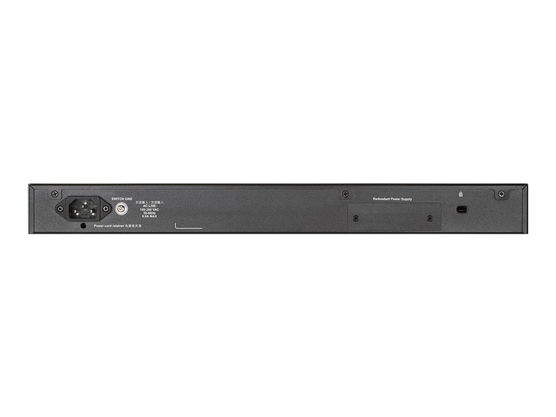 D-Link 52-Port Gigabit Switch – PoE+ und stapelbar