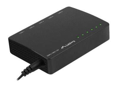 LANBERG 5-Port Gigabit Switch – Einfaches Netzwerk für Büro