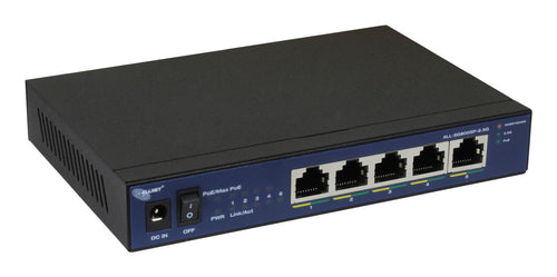 ALLNET 5-Port Switch – 4x PoE, leise und einfach