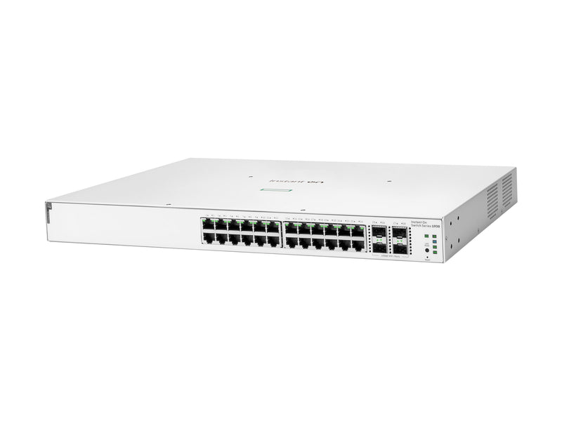 HPE Aruba Netzwerk-Switch – 24 PoE-Ports, 4 SFP+ für schnelles Internet
