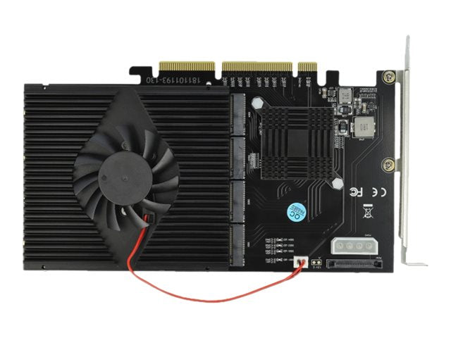 Delock Speicher-Controller – 4x M.2 SSDs, PCIe 3.0
