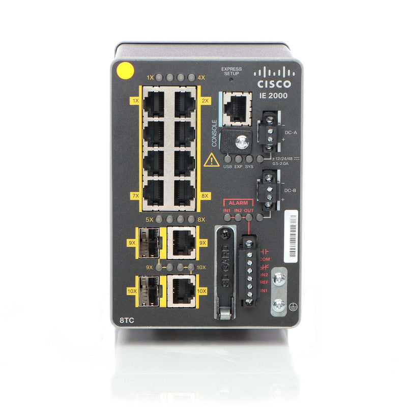 Cisco Industrial Switch – 10 Anschlüsse, für DIN-Schiene