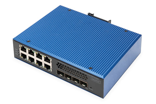 Digitus 8-Port Gigabit Switch – PoE, 10G Uplink, L3 verwaltet