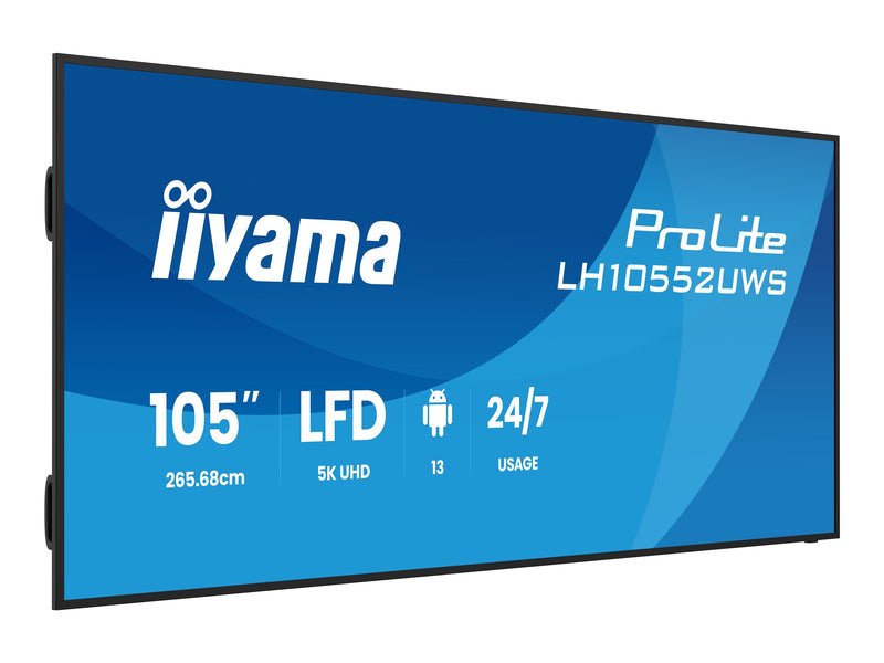 Iiyama 105" Display – 5K-Auflösung, integrierter Mediaplayer