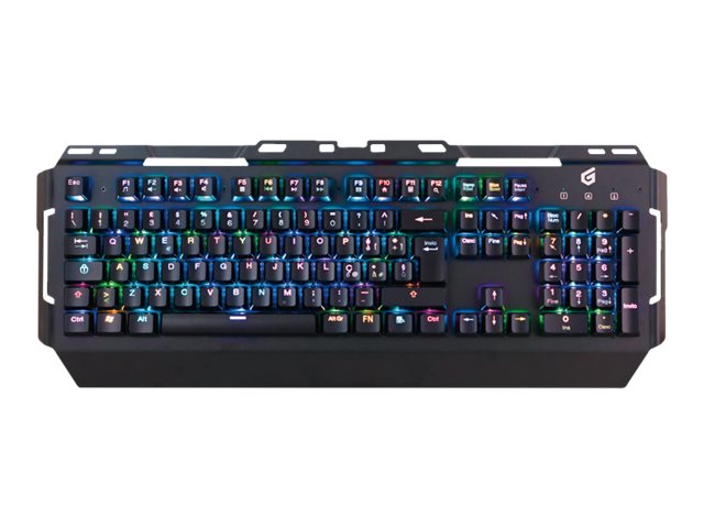 CONCEPTRONIC Gaming-Tastatur – RGB-Beleuchtung, Blaue Schalter