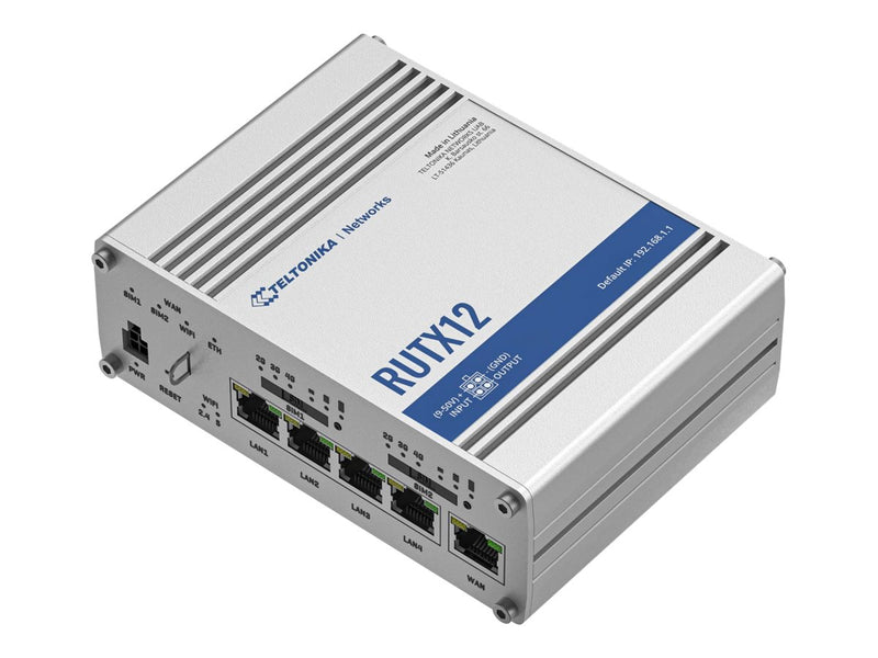 Teltonika Wireless Router – Dual LTE, 5-Port-Switch