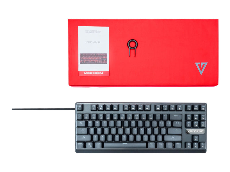 MODECOM Mechanische Tastatur – Hintergrundbeleuchtung, 87 Tasten