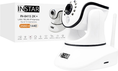 Instar WLAN IP Überwachungskamera – 2K-Auflösung, einfache Installation