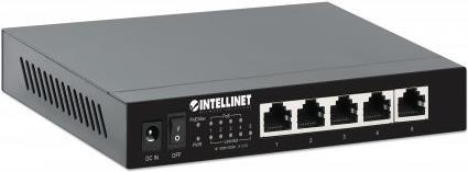INTELLINET 5-Port Ethernet Switch – 2.5G, PoE+ Unterstützung