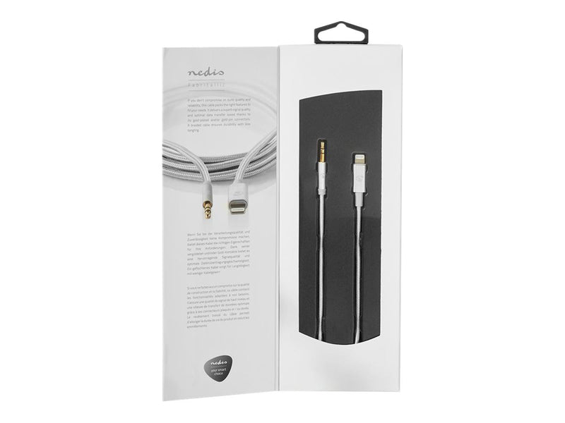NEDIS Lightning Adapter – 3.5 mm Stecker, 1 m Länge