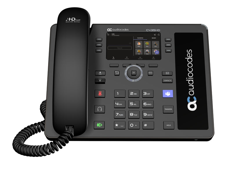 AudioCodes IP-Telefon – Teams-kompatibel, HD-Sound