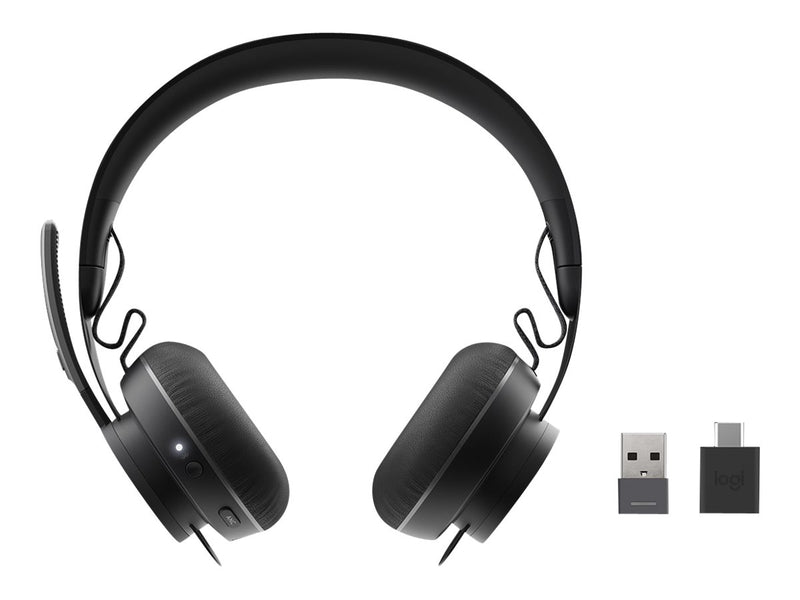Logitech Kabelloses Bluetooth-Headset – Mikrofon & Qi-Laden