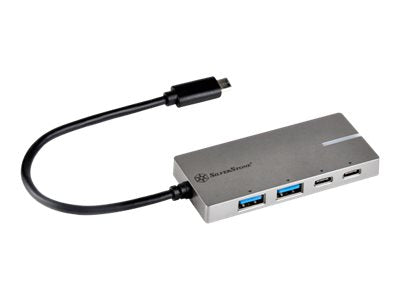 SilverStone USB-Hub – 4 Anschlüsse für USB-Geräte
