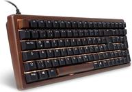 SHARKOON SKILLER Tastatur – Holz-Optik, leise Tasten