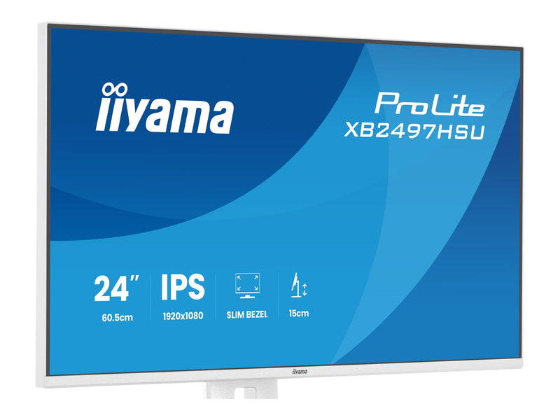 Iiyama 24" LED-Monitor – Full HD, USB-C-Hub