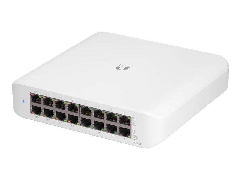 Ubiquiti UniFi Switch – 16 Anschlüsse, PoE+ für einfache Netzwerke