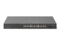 Digitus 24-Port Gigabit Switch – PoE+ für IP-Kameras und WLAN