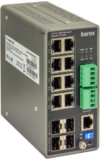 BAROX Netzwerk-Switch – 8-Port Gigabit, einfache Verwaltung