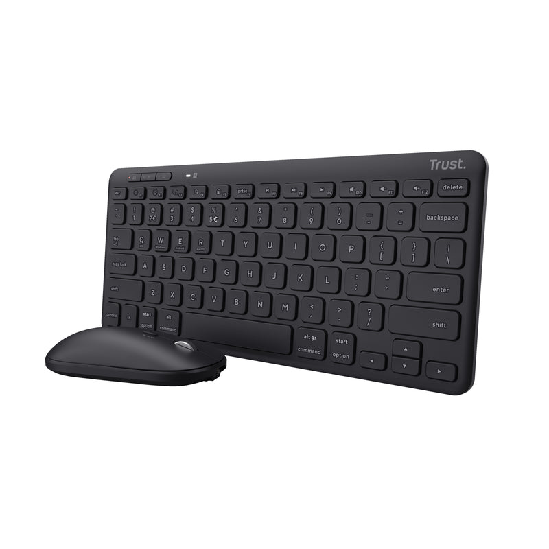 Trust Lyra Tastatur-Maus-Set – Kabellos, Multi-Device