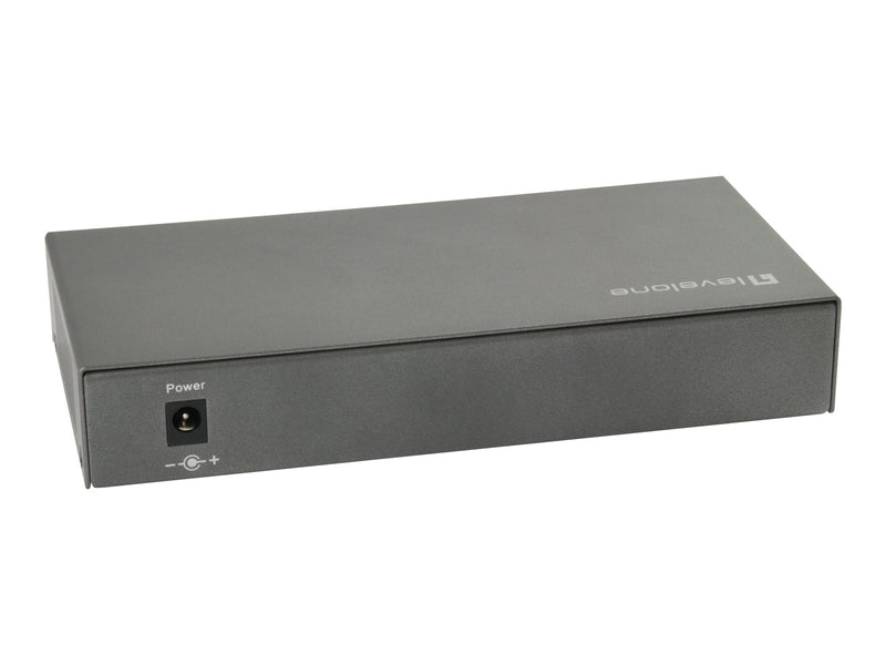LevelOne 8-Port Gigabit PoE Switch – Stromversorgung für Geräte