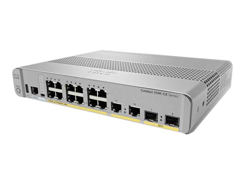 Cisco Netzwerk-Switch – 12 Anschlüsse, leiser Betrieb
