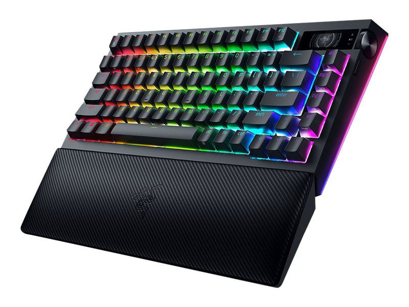 Razer BlackWidow V4 Pro Tastatur – OLED-Display, kabellos