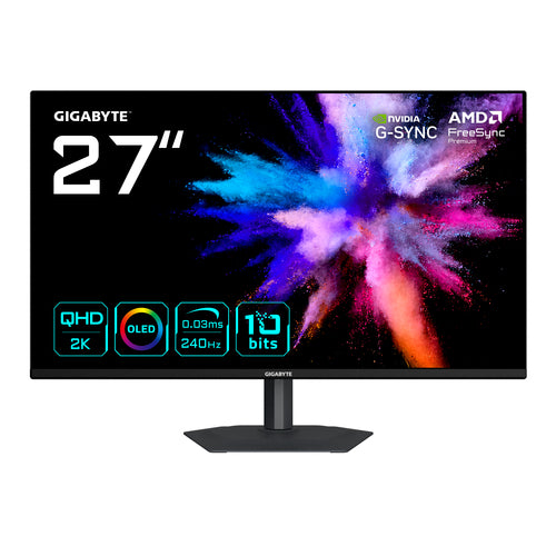 Gigabyte 27" Monitor – 2K-Display, OLED-Technologie