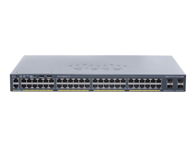 Cisco Netzwerk-Switch – 48 Anschlüsse, Gigabit, stapelbar