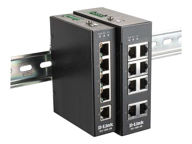 D-Link 5-Port Ethernet Switch – Robust für Industrieeinsatz