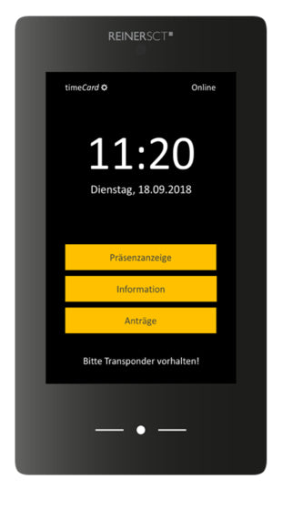 Reiner SCT timeCard Terminal – RFID-Leser, Netzwerkfähig