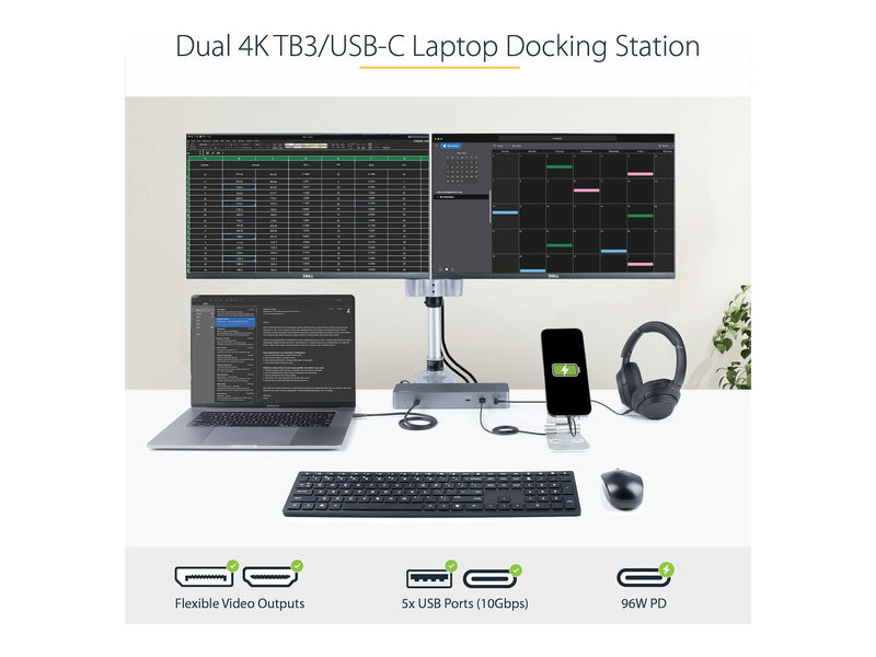 StarTech Thunderbolt 3 Dock – Dual 4K, USB-C Kompatibilität