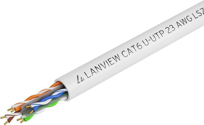 Lanview Cat6 Netzwerk-Kabel – 305m, halogenfrei, 10 Gigabit