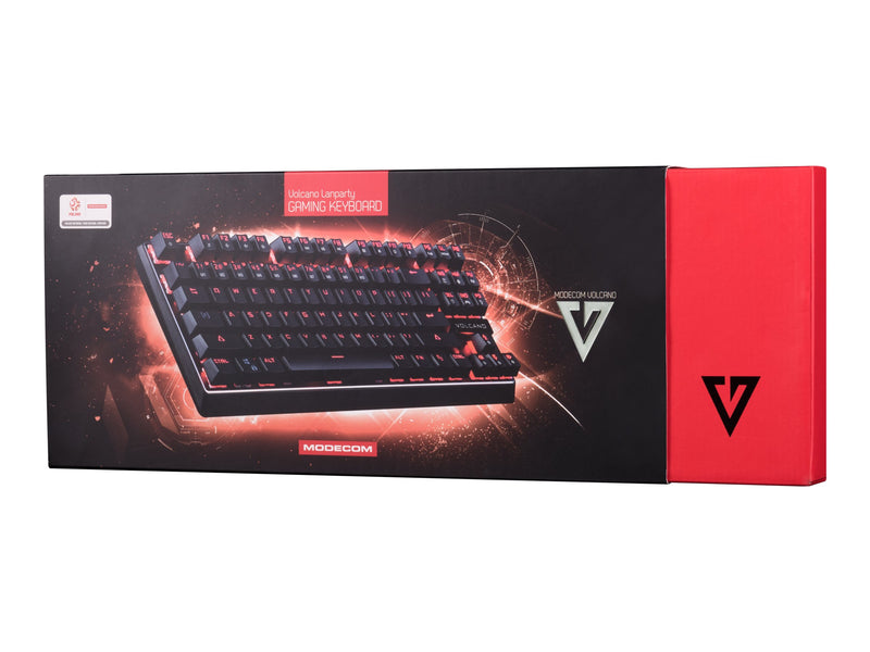 MODECOM Mechanische Tastatur – Hintergrundbeleuchtung, 87 Tasten