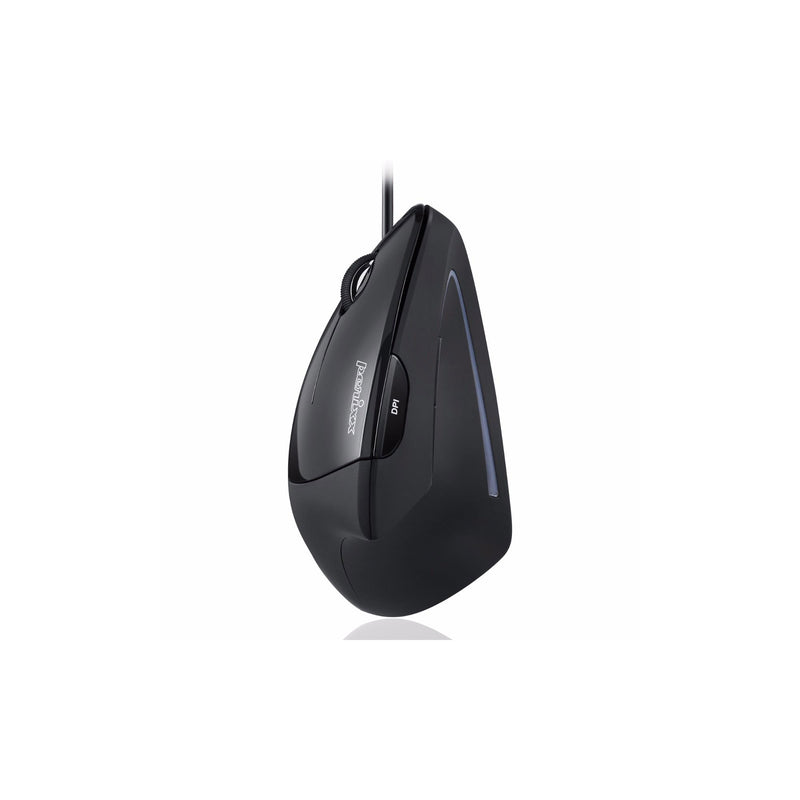 PERIXX Ergonomische Maus – Vertikal, für Linkshänder