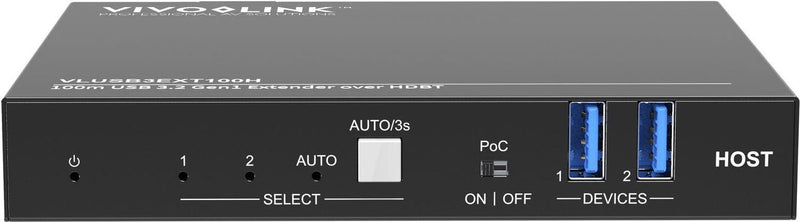 VivoLink USB Extender – USB 3.2, bis zu 100 m Reichweite