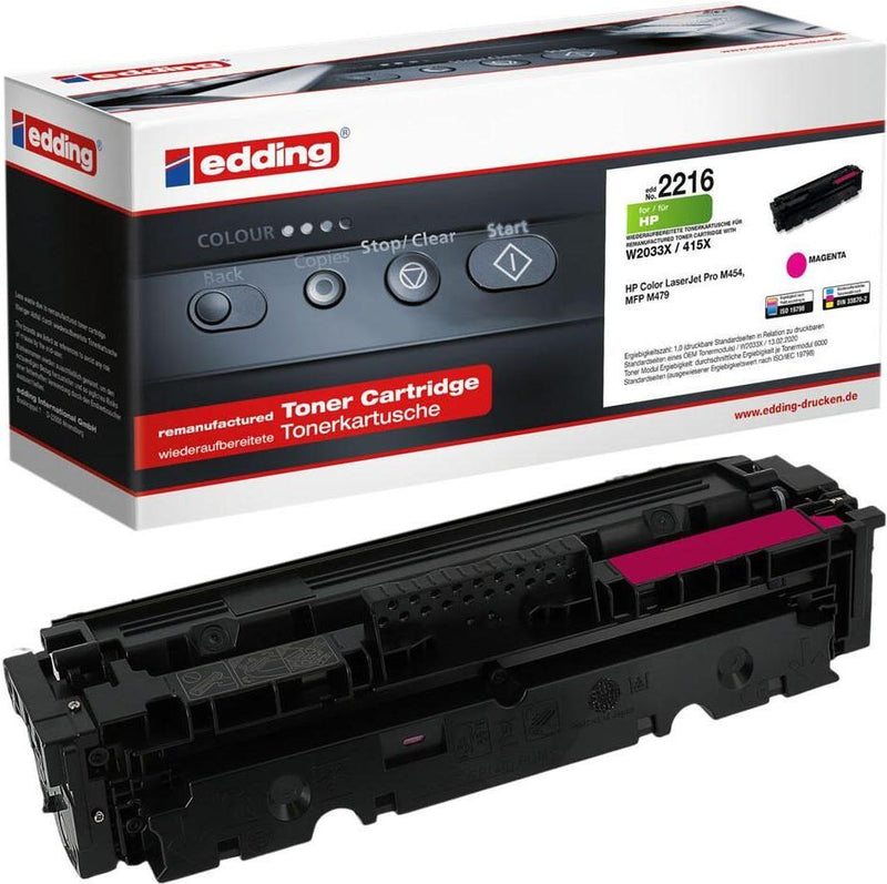 EDDING Magenta Toner – Ersatz für HP 415X, hohe Reichweite