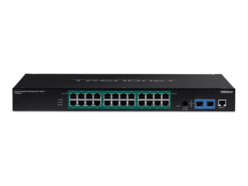 TRENDnet Rackmount Switch – 26 Anschlüsse, PoE+ für einfache Netzwerke