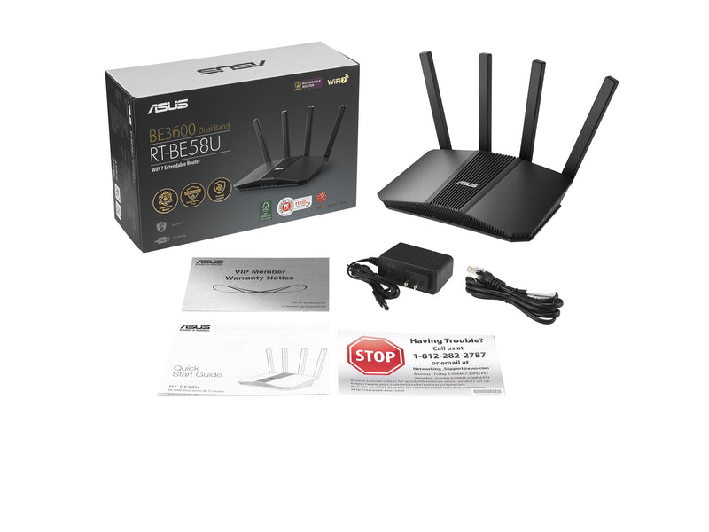 ASUS WLAN-Router – Wi-Fi 7, 4-Port-Switch
