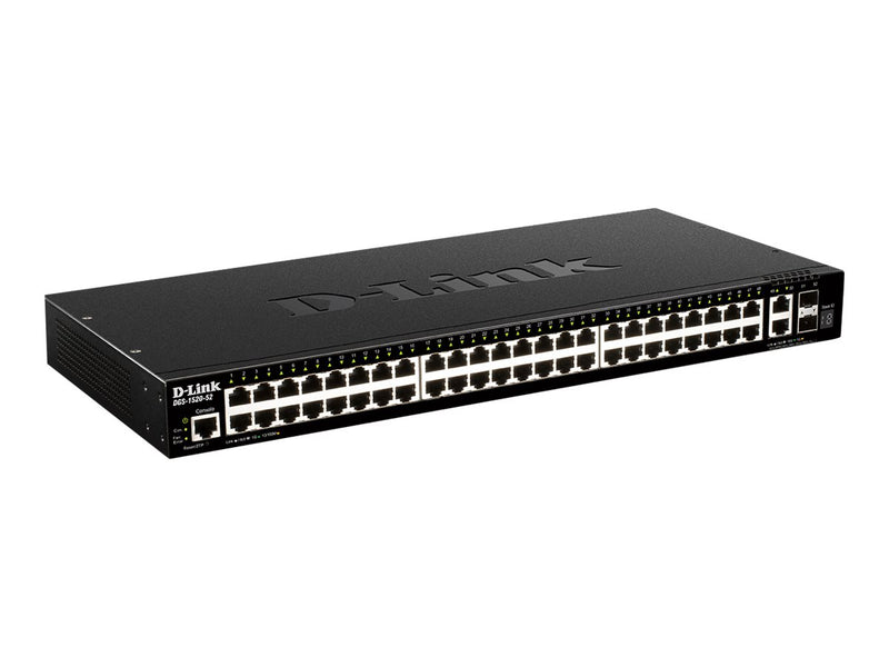 D-Link 52-Port Gigabit Switch – Stapelbar, Smart-Verwaltung