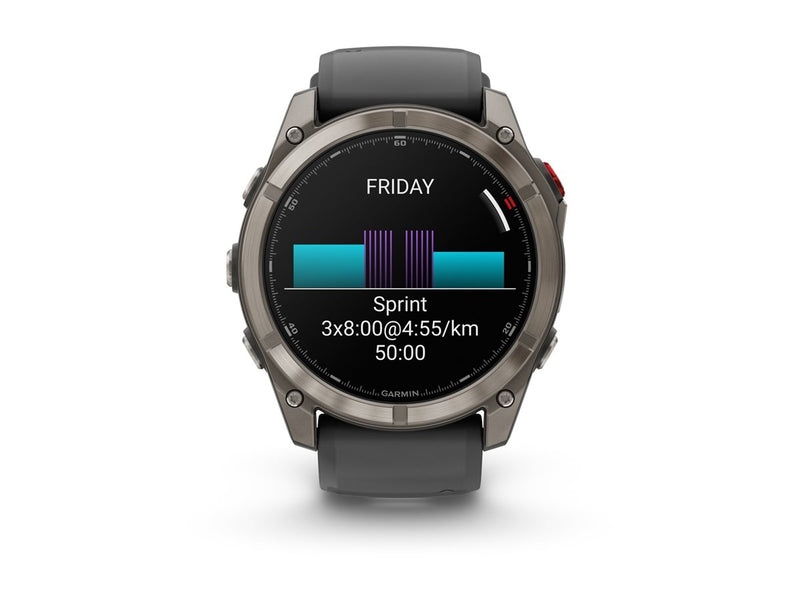 Garmin Sportuhr – GPS, Herzfrequenz, AMOLED-Display