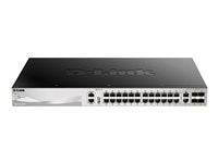 D-Link 30-Port Netzwerk-Switch – Gigabit, stapelbar