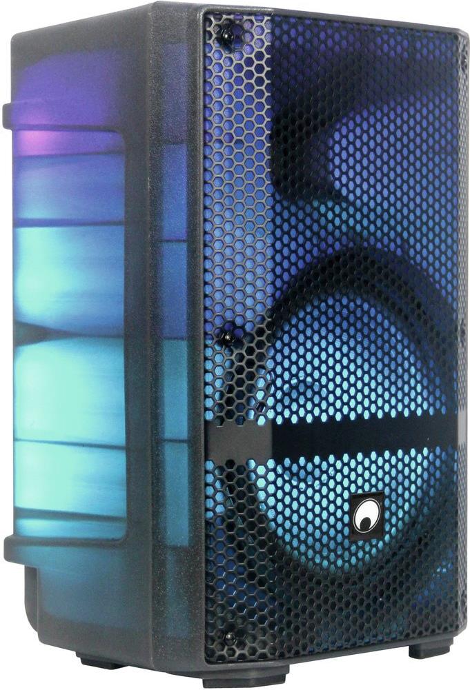 Omnitronic Partylautsprecher – Akku, LED-Lichteffekte