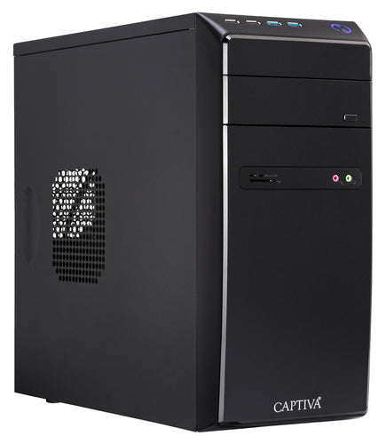 Captiva Desktop-PC – leistungsstark, 16 GB RAM, 500 GB SSD