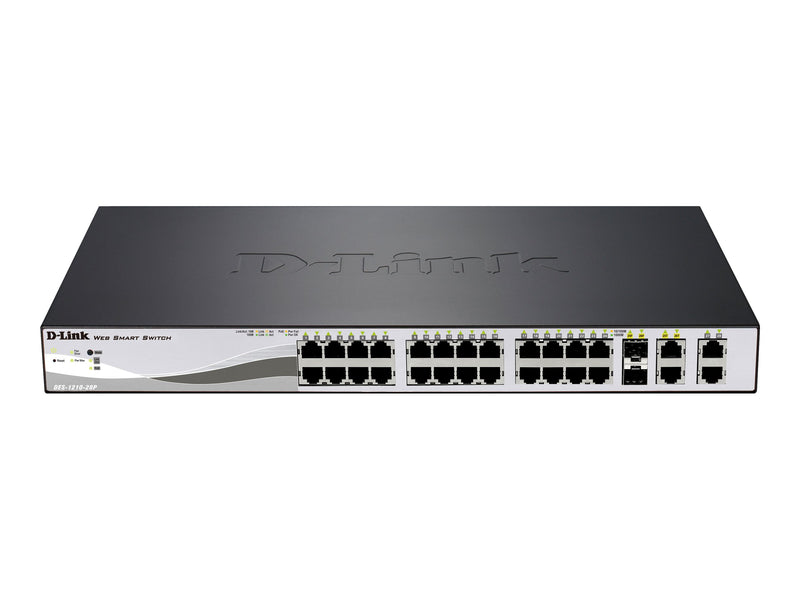 D-Link 28-Port Netzwerk-Switch – PoE, einfache Verwaltung
