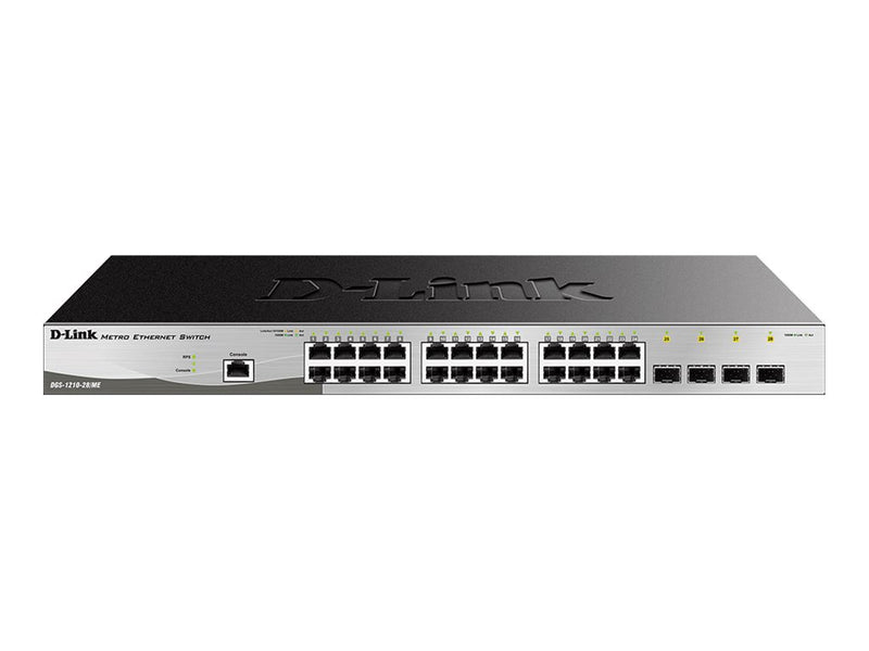 D-Link Managed Switch – 24 Gigabit Ports, 4 SFP-Ports