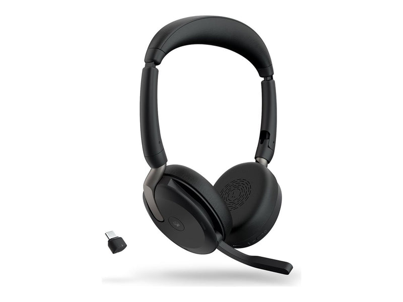 Jabra Evolve2 65 Flex Headset – Bluetooth, klappbar für unterwegs